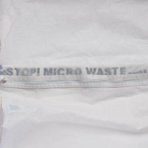 Guppyfriend bag to trap micro-plastic in the wash.