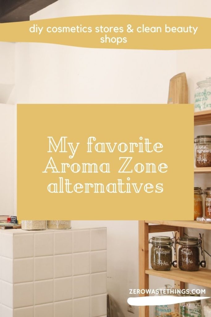 DIY cosmetics, zero waste skincare stores that I have moved to. I personally tested all of these, talked to their customer service and they fulfill my personal sustainability criteria. Some of these shops are sort or like Aroma Zone, with basic cosmetics ingredients for DIY, some have already made clean beauty producs (or a bit of both). Let's have a look at Aroma Zone alternative(s).