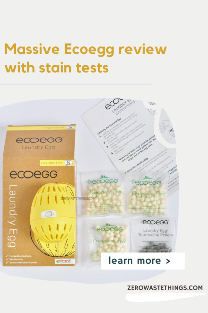 Questions like How does Ecoegg laundry Egg work Do you use fabric conditioner with eco egg How long does an Ecoegg last When should I refill my laundry eggs Are eco eggs any good? are answered, plus stain test.
